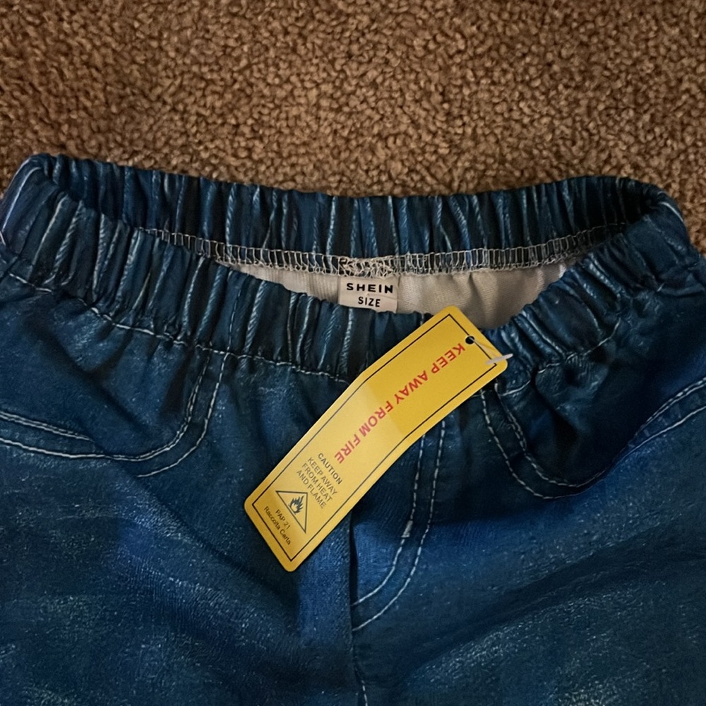 SHEIN 18-24 month girls jean like bottom - Picture 3 of 5